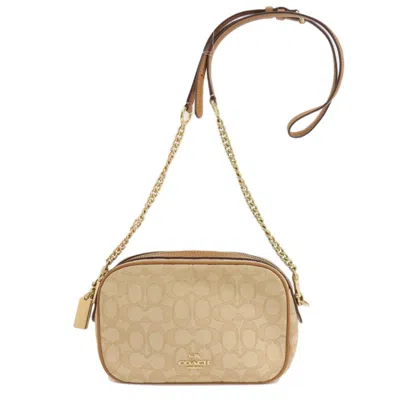 Pre-owned Coach Canvas Shoulder Bag () In Brown