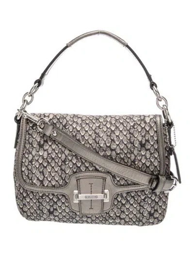 Pre-owned Coach Canvas Top Handle Bag