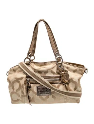 Pre-owned Coach Canvas Top Handle Bag