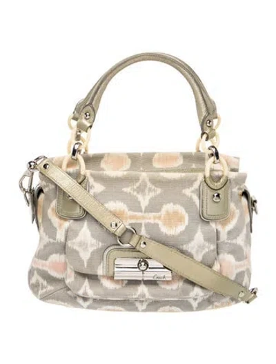 Pre-owned Coach Canvas Top Handle Bag