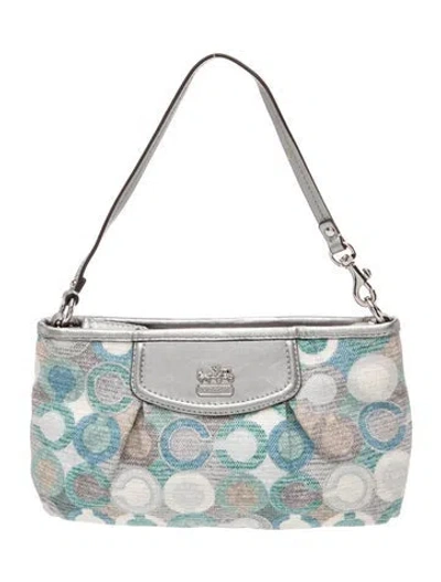 Pre-owned Coach Canvas Top Handle Bag In Multi