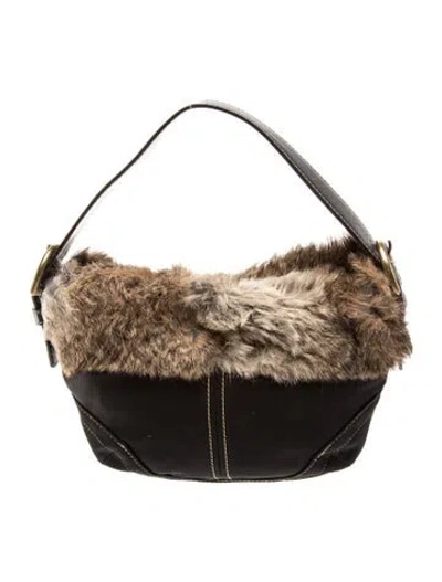 Pre-owned Coach Canvas Top Handle Bag In Multi