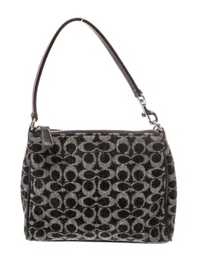 Pre-owned Coach Canvas Top Handle Bag In Multi