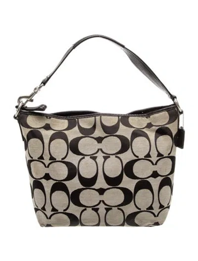 Pre-owned Coach Canvas Top Handle Bag In Multi
