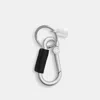 Coach Carabiner Key Ring In Gray
