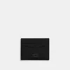 Coach Card Case In Black