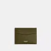 Coach Card Case In Green