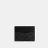 Coach Card Case In Signature Canvas