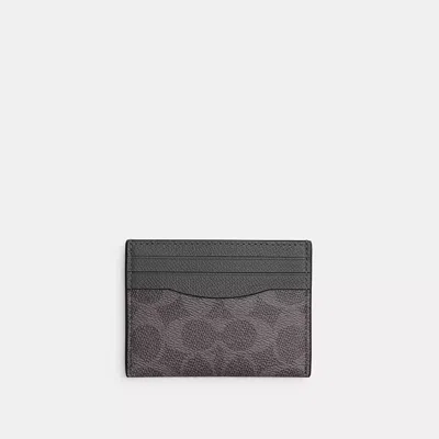 COACH CARD CASE IN SIGNATURE CANVAS