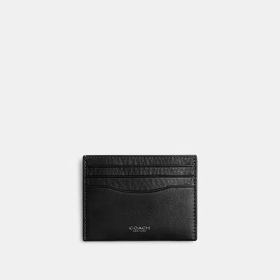 Coach Card Case In Navy/green