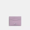 Coach Card Case In Soft Purple