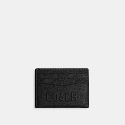 Coach Card Case With  Graphic In Black