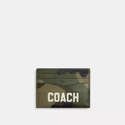 Coach Card Case With Print And Graphic In Multi