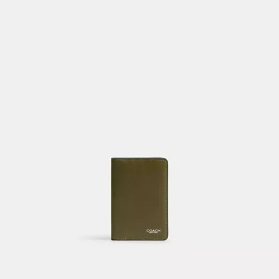 Coach Karten-portemonnaie In Green
