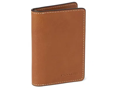 Coach Card Wallet Wallet Handbags Redwood: One Size In Brown