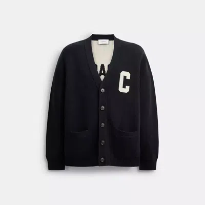 Coach Cardigan In Black