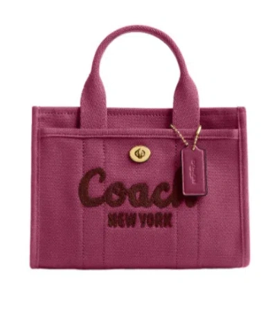 Coach Cargo 20 Tote Bag In Pink