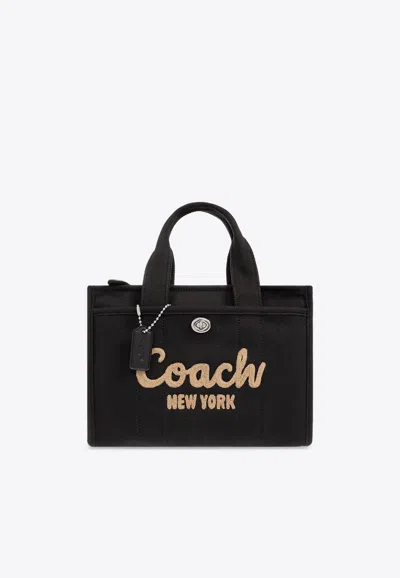 Coach Cargo 26 Canvas Tote Bag In Black