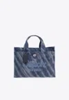 Coach Cargo 26 Tie-dye Tote Bag In Navy