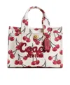 Coach Cargo 26 Double Handle Shoulder Bag In White
