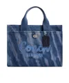 Coach Cargo 26 Tie-dye Tote Bag In Blue
