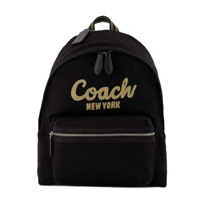 Coach Cargo Backpack In Black