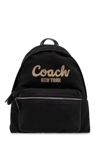 Coach Cargo Backpack In Black