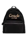 Coach Cargo Backpack In Black