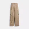 Coach Cargo Pants In Beige