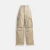 Coach Cargo Pants In Beige