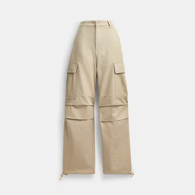 Coach Cargo Pants In Beige