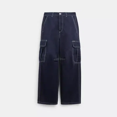 Coach Cargo Pants In Blue