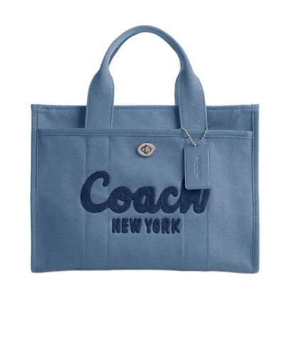 Coach Cargo Shoulder Bag In Blue