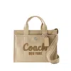 Coach Cargo Tote - Canvas - White In Neutrals