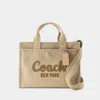 COACH CARGO TOTE  - COACH - CANVAS - WHITE