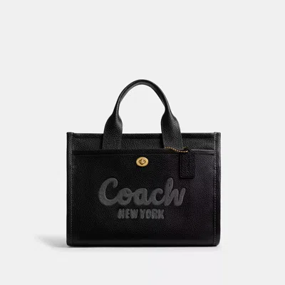 Coach Cargo Tote Bag In Black