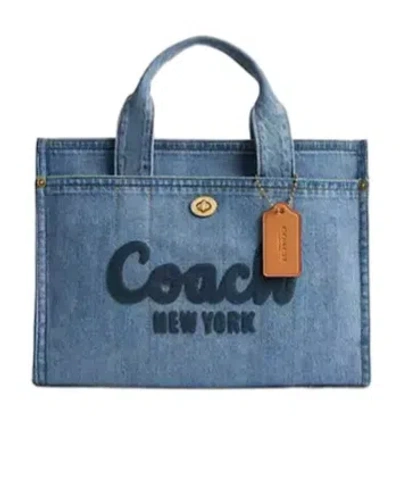 Coach Cargo Tote Bag In Indigo