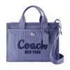 Coach Cargo Tote In Blue
