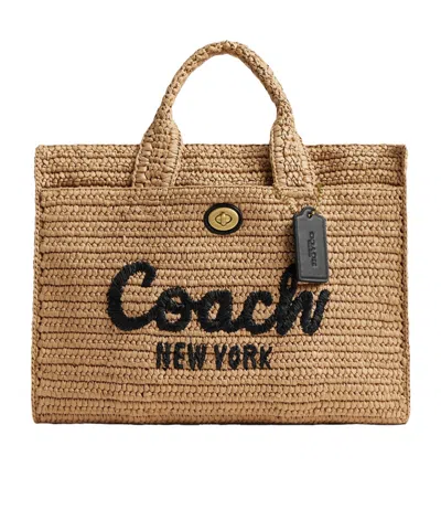Coach Cargo Tote In Neutral