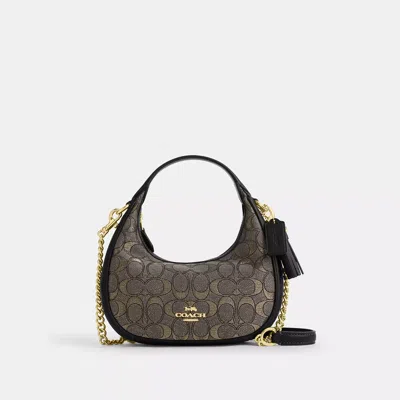 Coach Carmen Mini Crossbody Bag In Signature Jacquard In Multi