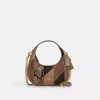 Coach Carmen Mini Crossbody Bag With Patchwork In Multi