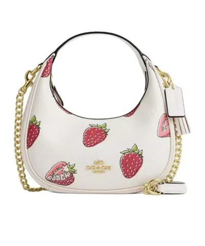 Coach Carmen Mini Crossbody Bag With Strawberry Print