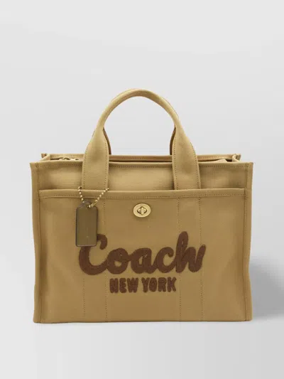 Coach Carryall Tote Bag With Top Handles