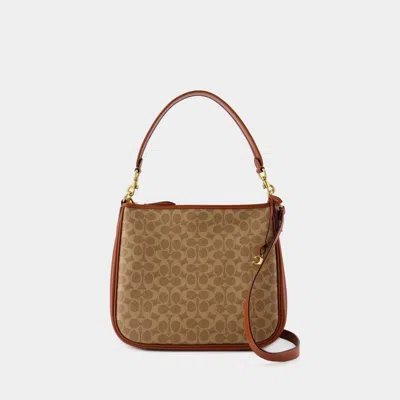 Coach Cary Schultertasche -  - Leder - Tan Rust In Brown