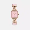 Coach Cass Watch, 22mm In Pink
