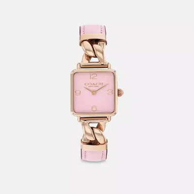 Coach Cass Watch, 22mm In Pink