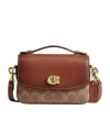Coach Cassie Crossbody Bag 17 In Signature Canvas In Brown