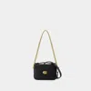Coach Cassie 17 Black Leather Cross-body Bag In Black