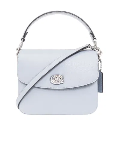 Coach Cassie Leather Tote In White