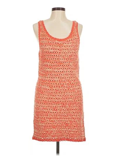Pre-owned Coach Casual Dress In Orange